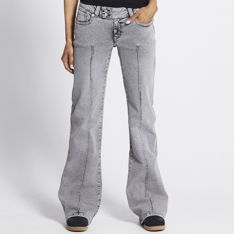 Low waist bootcut jeans "Paris Crease"